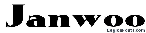 Janwoodssk bold Font