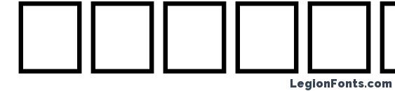 Japanese Generic1 Font, Number Fonts