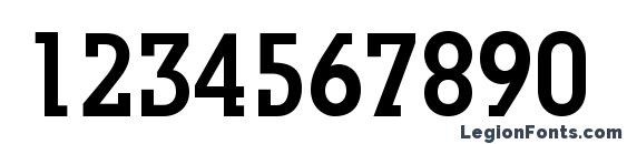 Jargonac bold Font, Number Fonts