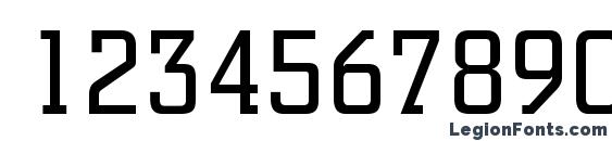 Jargonbc Font, Number Fonts