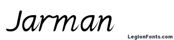 Jarman Font