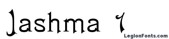Jashma 1 Font
