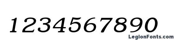 JasmineUPC Italic Font, Number Fonts