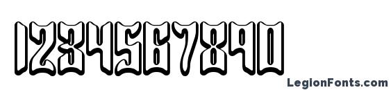 Jasper (BRK) Font, Number Fonts