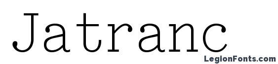 Jatranc font, free Jatranc font, preview Jatranc font