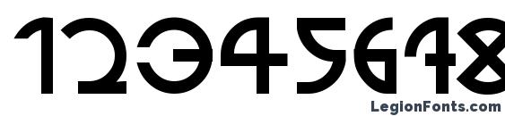 Jaysetch bold Font, Number Fonts