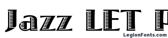 Jazz LET Plain.1.0 font, free Jazz LET Plain.1.0 font, preview Jazz LET Plain.1.0 font