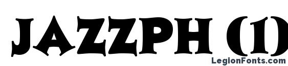Jazzph (1) font, free Jazzph (1) font, preview Jazzph (1) font