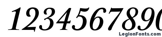JBaskervilleCaps BoldItalic Font, Number Fonts