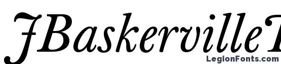 JBaskervilleText Italic Font, Serif Fonts
