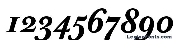 JBaskervilleTMed BoldItalic Font, Number Fonts