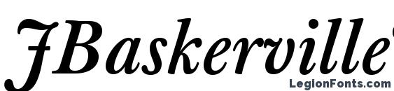 Шрифт JBaskervilleTMed Italic