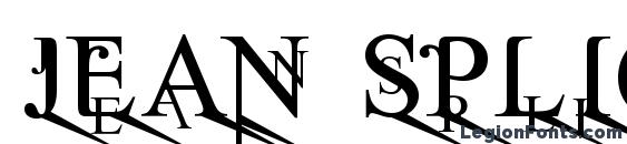 Jean Splice LoRite font, free Jean Splice LoRite font, preview Jean Splice LoRite font