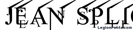 Jean Splice UpRite Font, Serif Fonts
