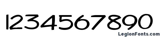 Jeff Chris Bold Font, Number Fonts