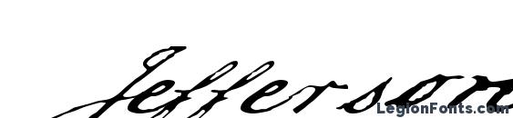 Jefferson font, free Jefferson font, preview Jefferson font