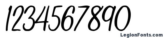 Jelindafont52 bold Font, Number Fonts