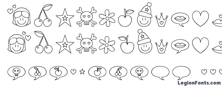 glyphs Jellodings font, сharacters Jellodings font, symbols Jellodings font, character map Jellodings font, preview Jellodings font, abc Jellodings font, Jellodings font