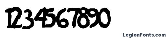 Jempolfreak Font, Number Fonts