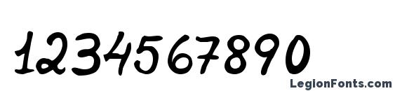 Jenelson Font, Number Fonts