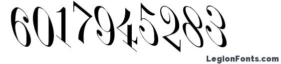 JENKIN Regular Font, Number Fonts