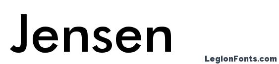 Jensen font, free Jensen font, preview Jensen font