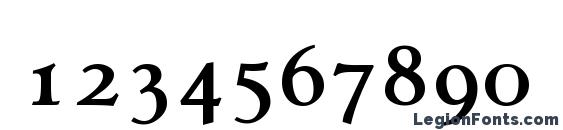 Jenson Classico Bold Font, Number Fonts