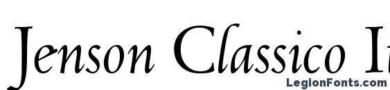 Jenson Classico Italic font, free Jenson Classico Italic font, preview Jenson Classico Italic font