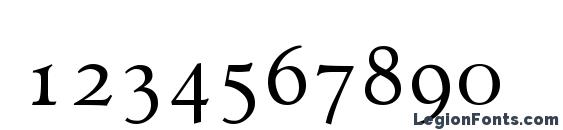Jenson Classico SC Font, Number Fonts