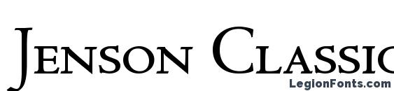Jenson Classico SC font, free Jenson Classico SC font, preview Jenson Classico SC font