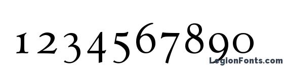 Jenson Classico Font, Number Fonts