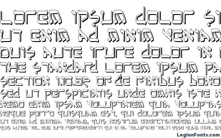 specimens Jerusalem Shadow font, sample Jerusalem Shadow font, an example of writing Jerusalem Shadow font, review Jerusalem Shadow font, preview Jerusalem Shadow font, Jerusalem Shadow font