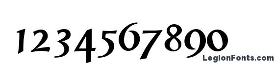Шрифт Jesper, Шрифты для цифр и чисел