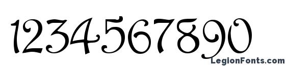 Jessaminescriptssk Font, Number Fonts