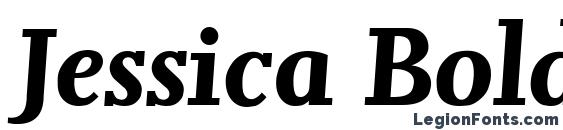 Jessica Bold Italic font, free Jessica Bold Italic font, preview Jessica Bold Italic font