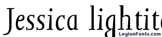 Jessica lightita font, free Jessica lightita font, preview Jessica lightita font