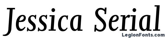 Jessica Serial RegularItalic DB Font