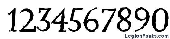 JessicaAntique Italic Font, Number Fonts