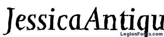 Шрифт JessicaAntique Italic
