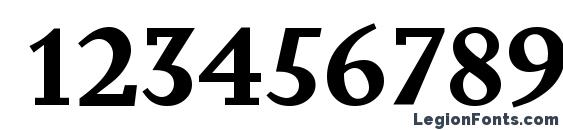 JessicaSerial Bold Font, Number Fonts