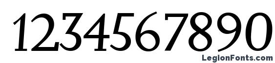 JessicaSerial Italic Font, Number Fonts