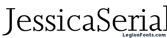 JessicaSerial Light Regular Font