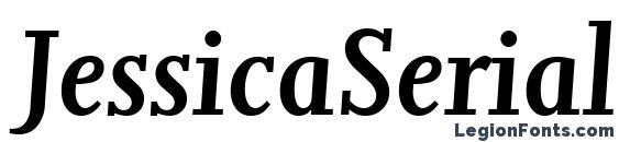 JessicaSerial Medium Italic Font