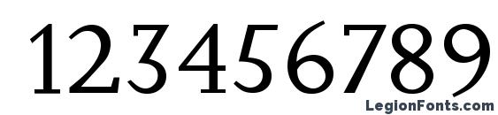 JessicaSerial Regular Font, Number Fonts