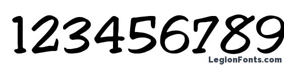 Jester Regular Font, Number Fonts