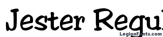 шрифт Jester Regular, бесплатный шрифт Jester Regular, предварительный просмотр шрифта Jester Regular