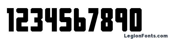 Jetage Font, Number Fonts