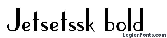Jetsetssk bold font, free Jetsetssk bold font, preview Jetsetssk bold font