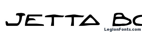 Jetta Bold font, free Jetta Bold font, preview Jetta Bold font