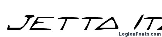 Jetta Italic Font